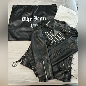 Hell Babes icon leather jacket